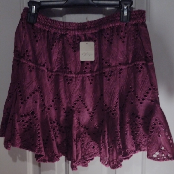 Free People Dresses & Skirts - Free People Purple Mini Skirt